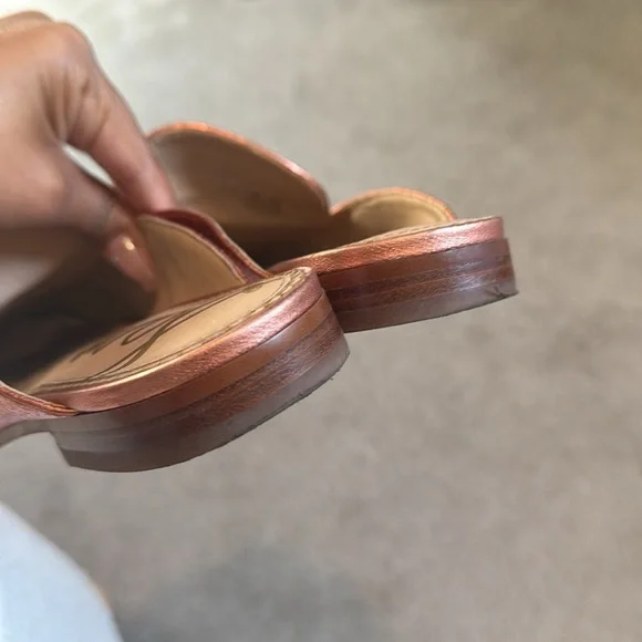 Sam Edelman Laurna Rose Gold Loafers Size 9 - Picture 7 of 7